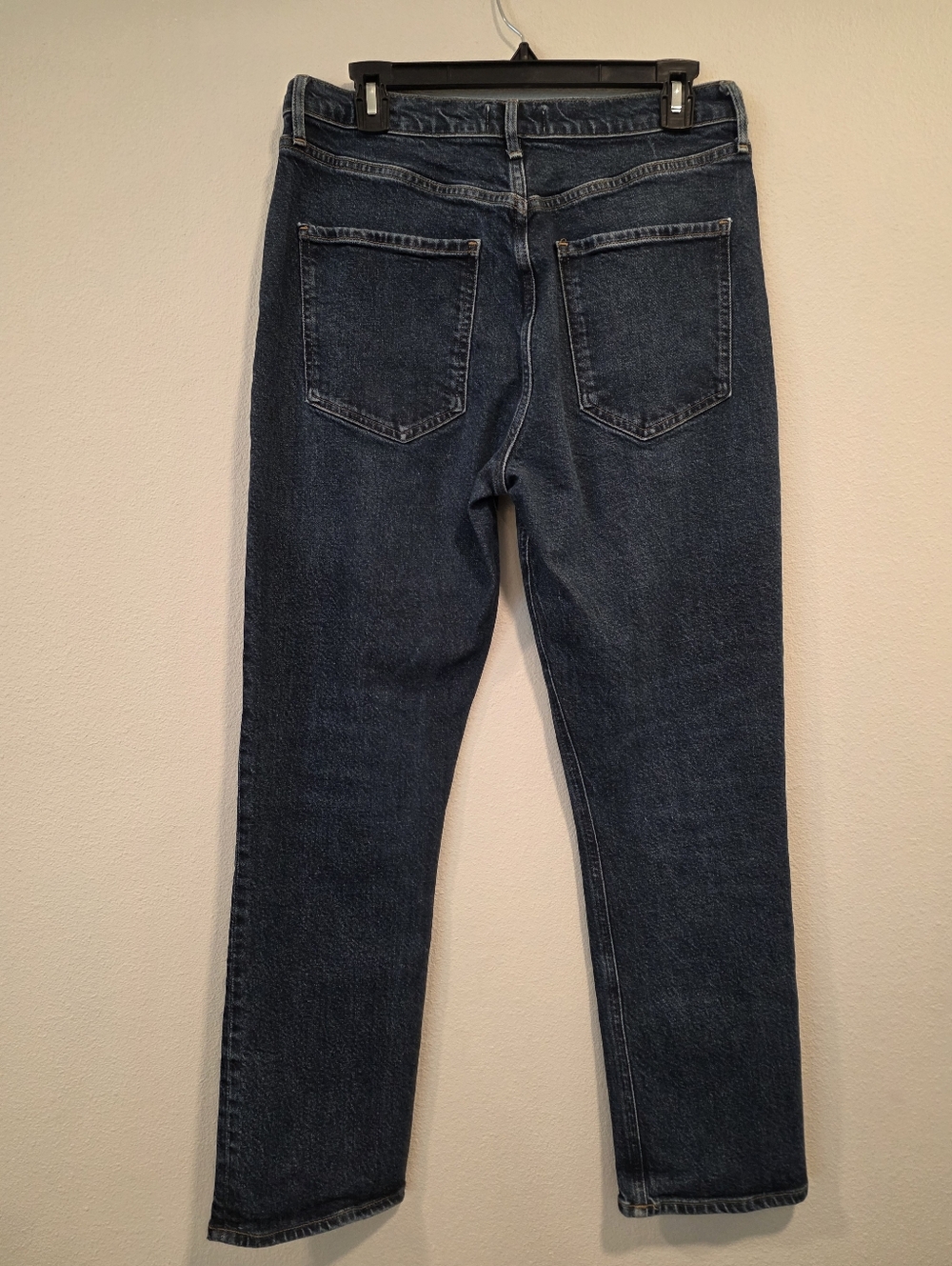 Agolde Riley Long High Rise Straight Leg Divided Jeans - Picture 5 of 8